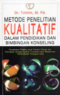 Metodologi Penelitian : Kualitatif DalamPendidikan Dan Bimbingan  Konseling