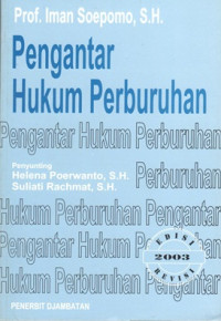 Pengantar Hukum Perburuhan